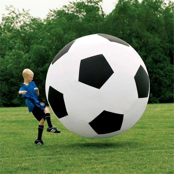 1.8m Black and White Monster Soccer Ball