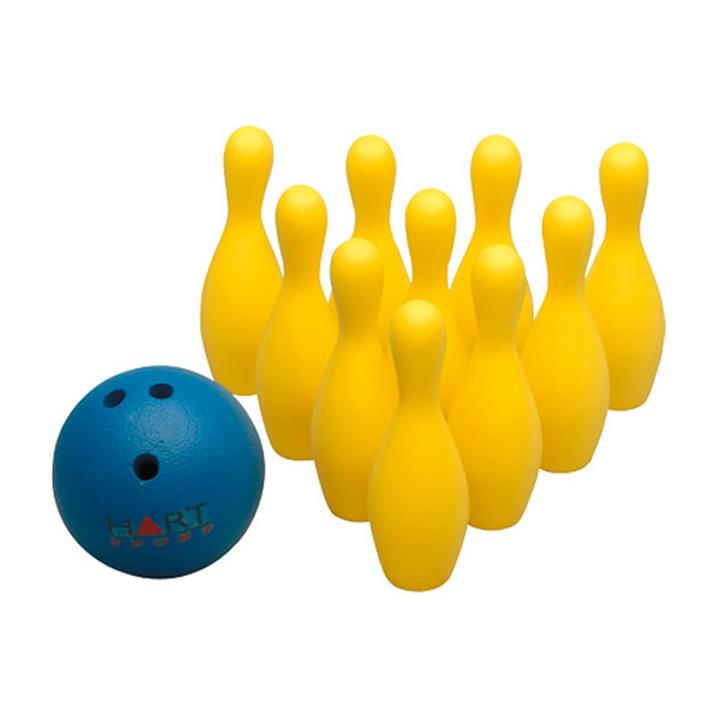10 Pin Foam Bowling Set with Ball and Zip Carry Bag