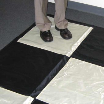 4.8m x 4.8m Life Sized Stitched Nylon Chess & Checkers Mat
