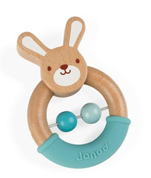 Janod Baby Pop Bunny Rattle