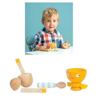 Le Toy Van Honeybake Chicky Chick Egg Cup Set