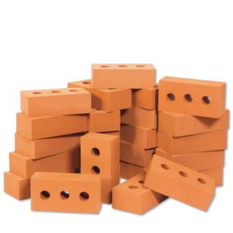 Little Tradies Play Foam Toy Building Bricks Set (Set of 25)