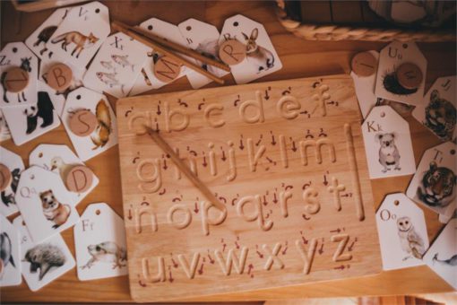 Lowercase Letter Wooden Tracing Board