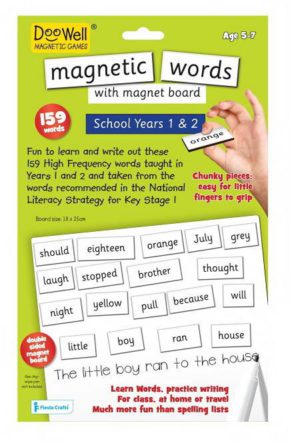 Magnetic Words and Board Grade 1 and 2