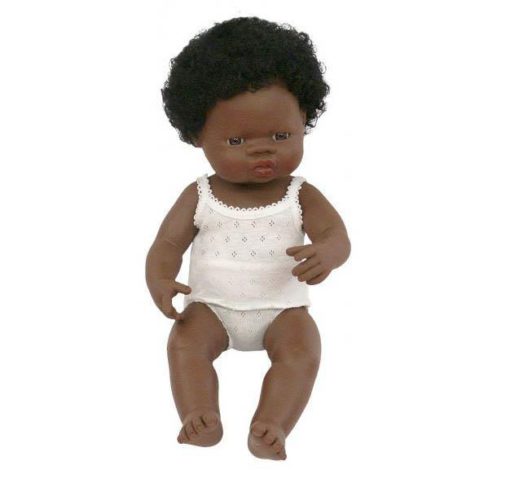 Miniland African Baby Girl Doll
