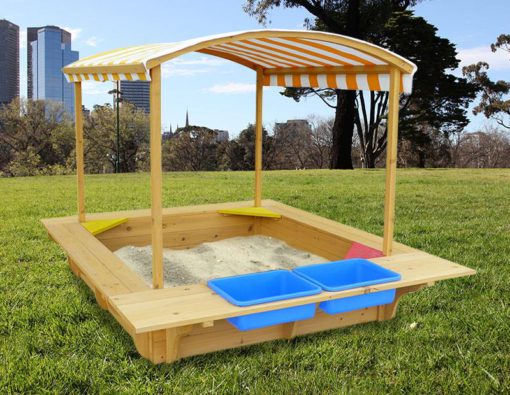 Playfort Sandpit with Canopy