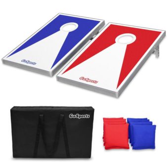 Red and Blue Edition Aluminum Cornhole Game (0.9m x 0.6m Tailgate Size)
