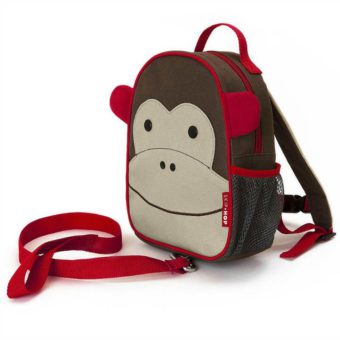 Skip Hop Zoo Monkey Mini Backpack with Safety Harness
