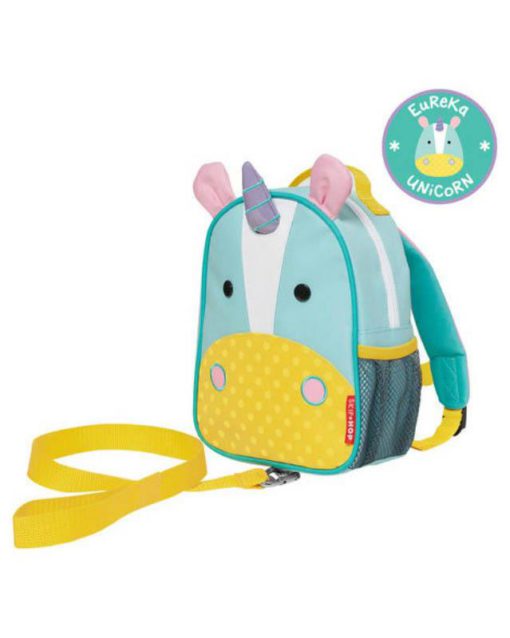 Skip Hop Zoo Unicorn Mini Backpack with Safety Harness