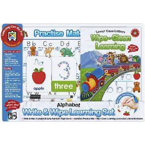 Write and Wipe Learning Set Alphabet Skills